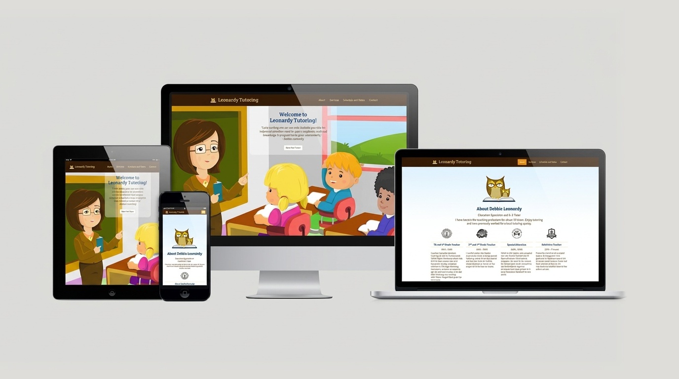 Leonardy Tutoring design work